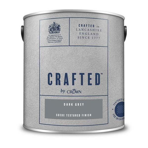 Φωτογραφία προϊόντος: CROWN PAINTS Suede Textured Matt Finish CRAFTED by Crown 2.5litre