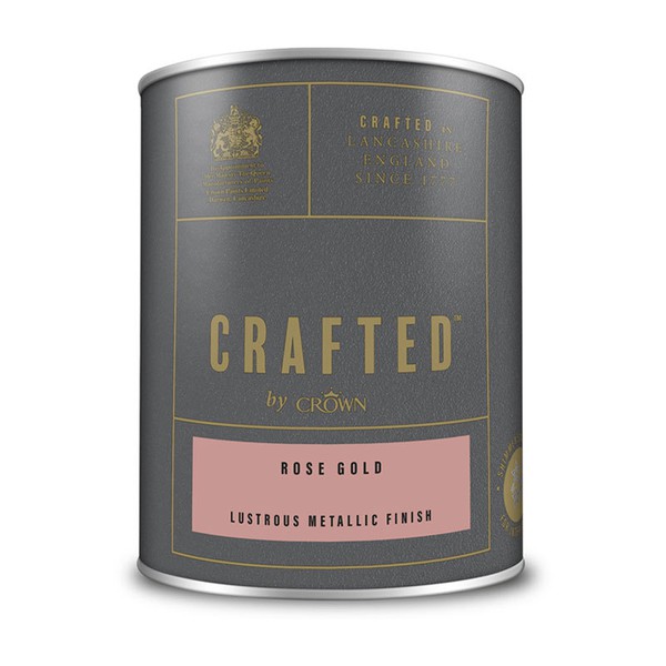 Φωτογραφία προϊόντος: CROWN PAINTS Crafted Lustrous Metallic Finish By Crown 1.25 Lt