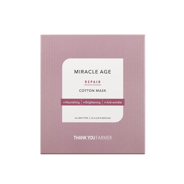 Φωτογραφία προϊόντος: Thank You Farmer Miracle Age Repair Cotton Mask 25 ml