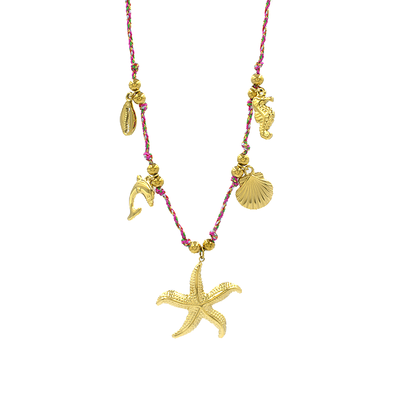 Φωτογραφία προϊόντος: Κολιέ με Charms Awear Seajoy Pink