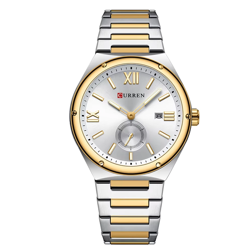 Φωτογραφία προϊόντος: Curren 8471 Silver Gold Ανδρικό Ρολόι