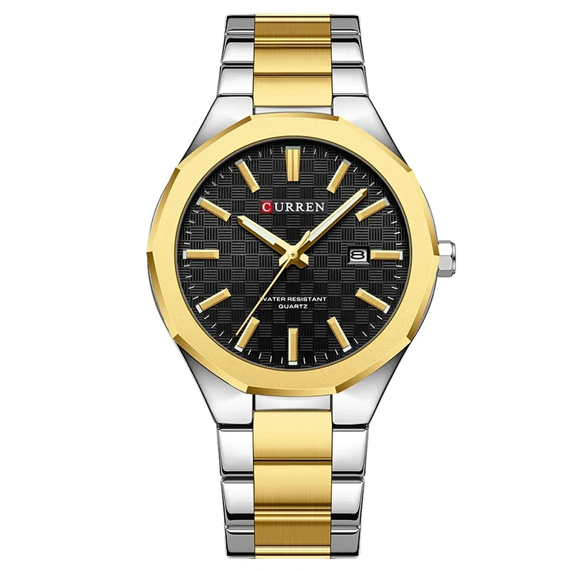 Φωτογραφία προϊόντος: Curren 8477 Silver Gold Black Ανδρικό Ρολόι