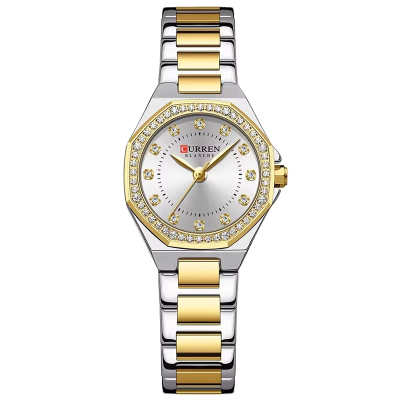 Φωτογραφία προϊόντος: Curren 9100 Silver Gold Γυναικείο Ρολόι