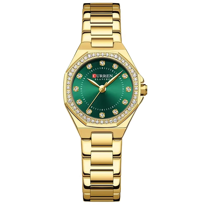Φωτογραφία προϊόντος: Curren 9100 Gold Green Γυναικείο Ρολόι