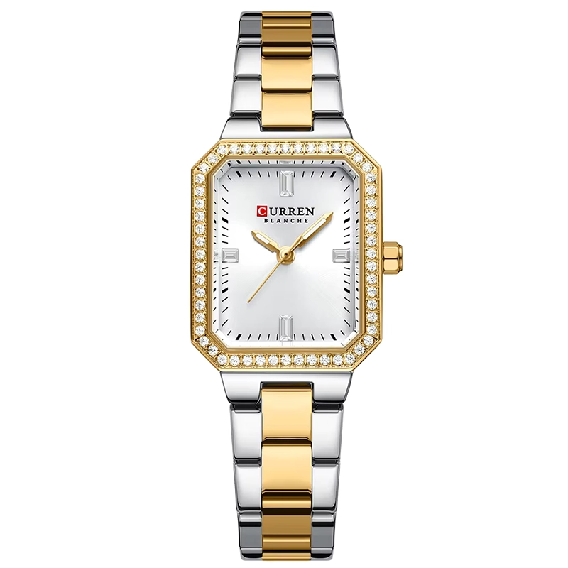 Φωτογραφία προϊόντος: Curren 9102 Silver Gold White Γυναικείο Ρολόι