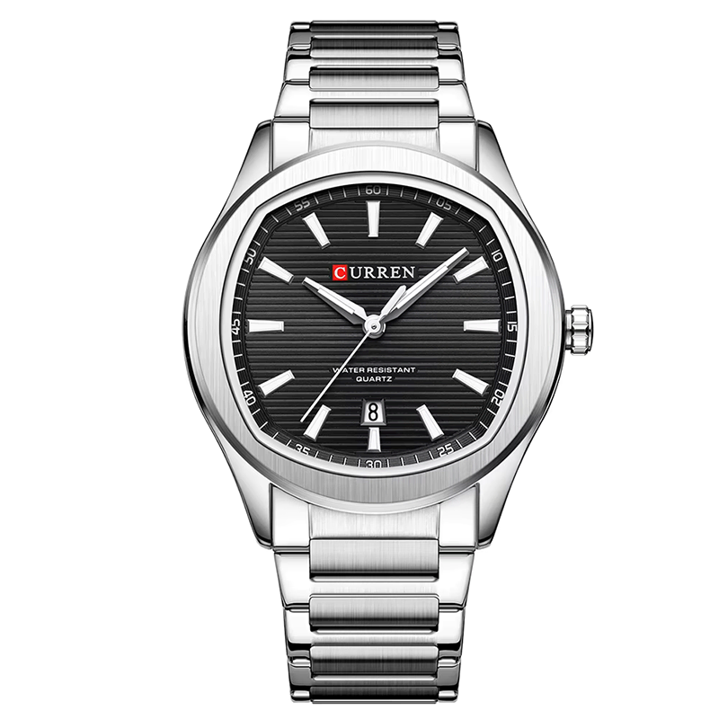 Φωτογραφία προϊόντος: Curren 8474 Silver Black Ανδρικό Ρολόι