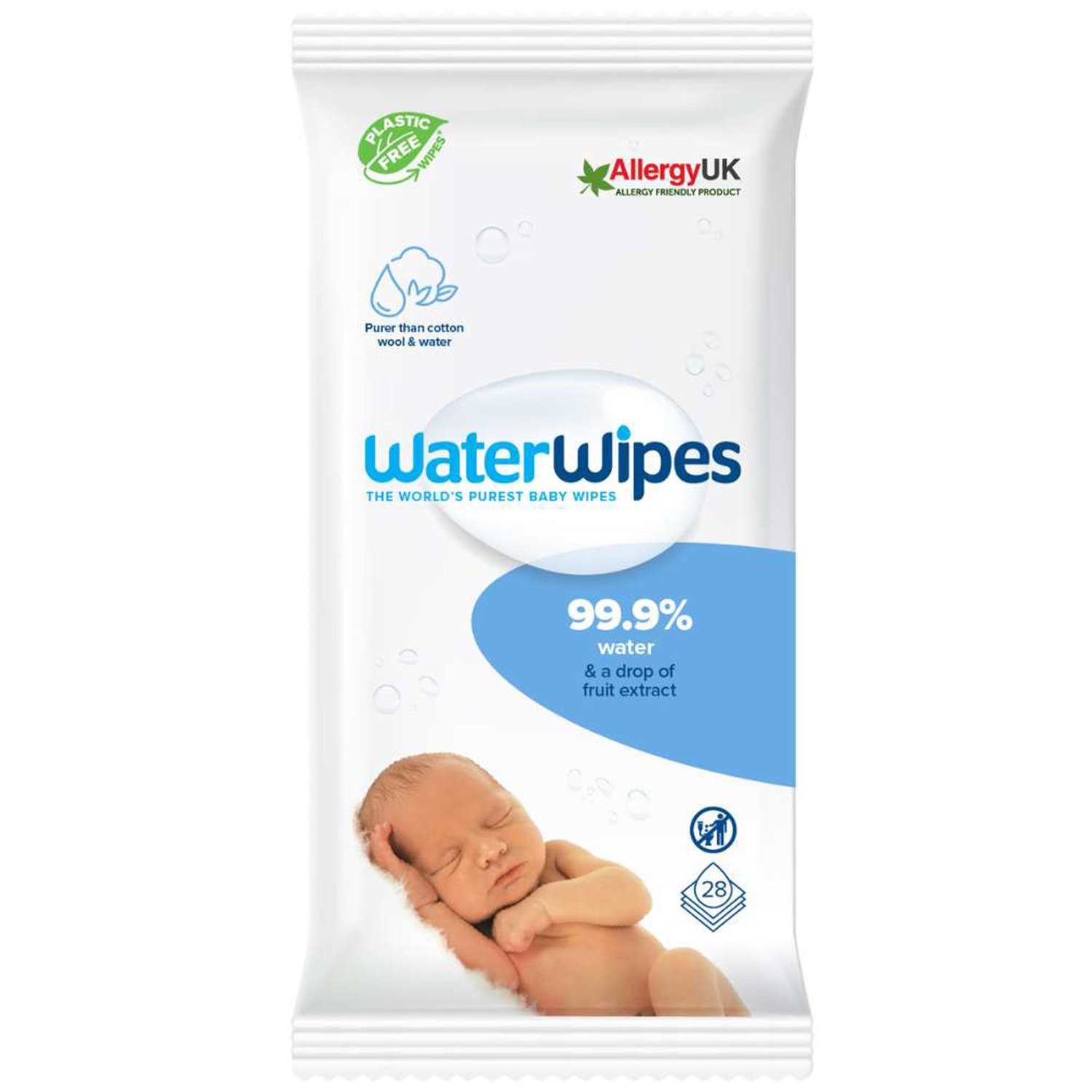 Φωτογραφία προϊόντος: Λοιπα WaterWipes Baby Wipes 0m+ 28 Τεμάχια