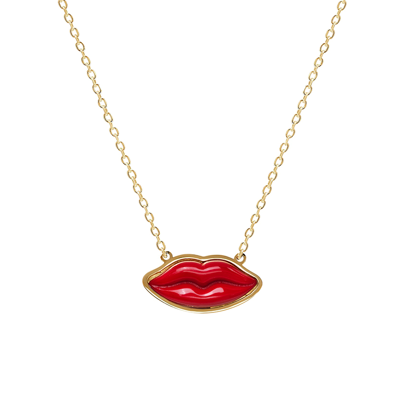 Φωτογραφία προϊόντος: Κολιέ Γυναικείο Awear Kiss Gold