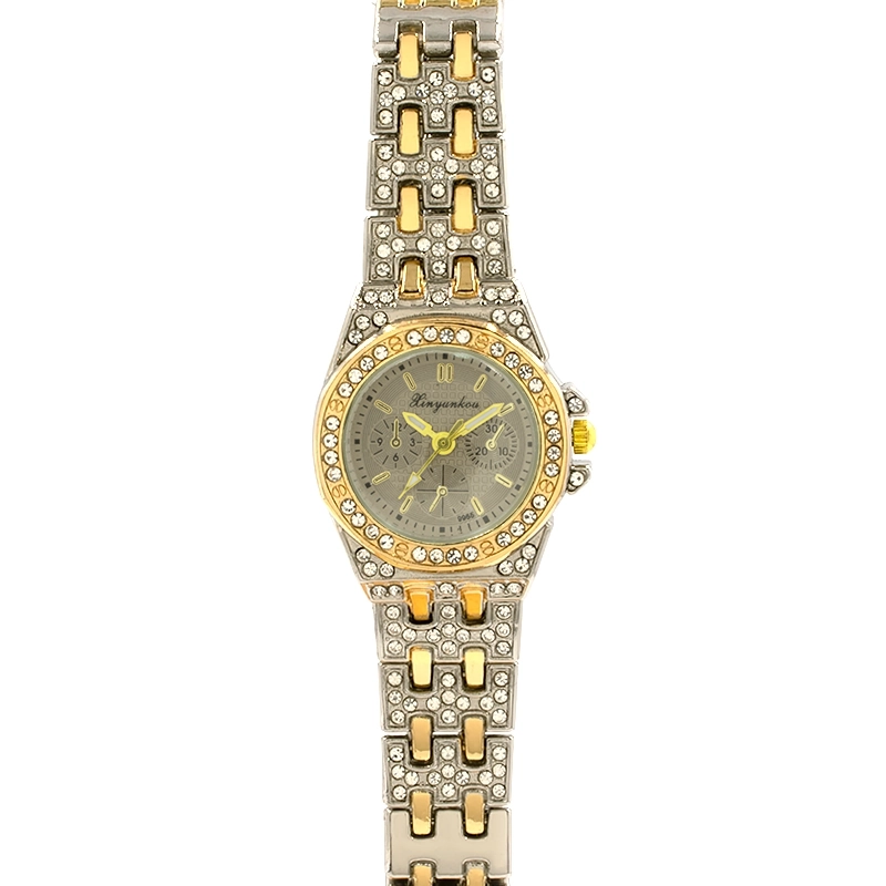 Φωτογραφία προϊόντος: Vintage Ρολόι Γυναικείο Awear Krystal Silver Gold Gray