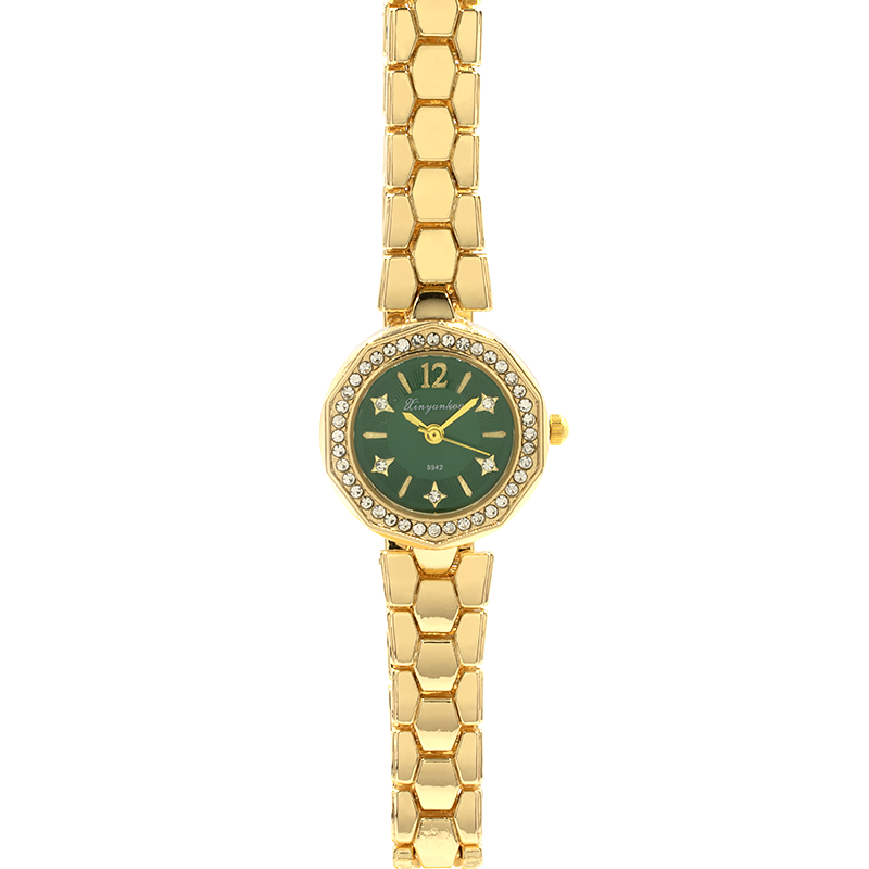Φωτογραφία προϊόντος: Vintage Ρολόι Γυναικείο Awear Anika Gold Green