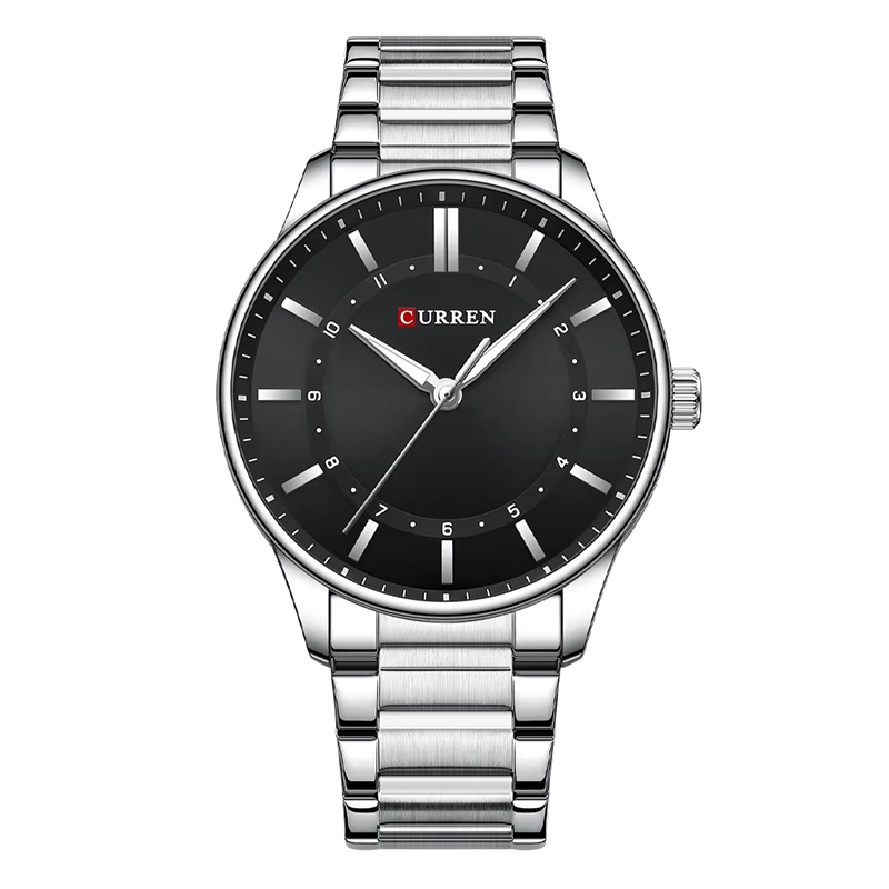 Φωτογραφία προϊόντος: Curren 8430 Silver Black Ανδρικό Ρολόι