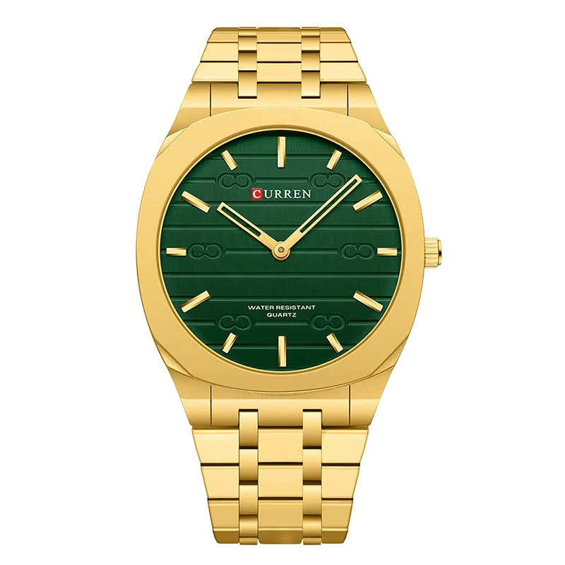 Φωτογραφία προϊόντος: Curren 8444 Gold Green Ανδρικό Ρολόι