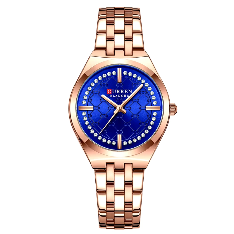 Φωτογραφία προϊόντος: Curren 9096 Rose Gold Blue Γυναικείο Ρολόι