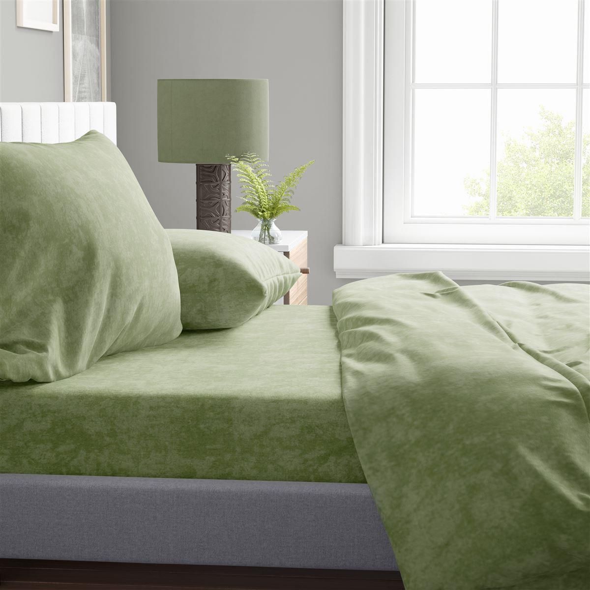 Φωτογραφία προϊόντος: Dimcol Σεντόνι 1 τεμ Shadow 24 240X270 Lime Green Cott/Pol 70/30