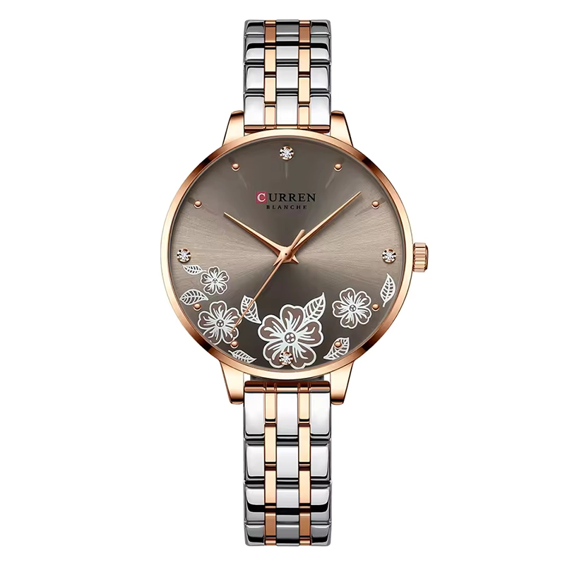 Φωτογραφία προϊόντος: Curren 9068 Rose Gold Gray Γυναικείο Ρολόι με Μπρασελέ
