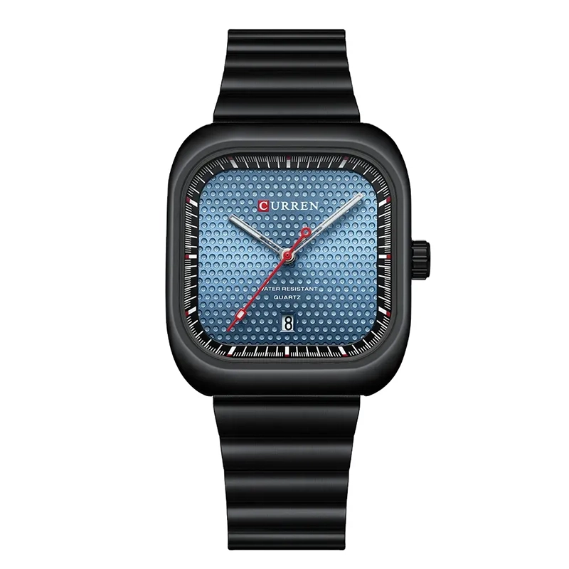 Φωτογραφία προϊόντος: Curren 8460 Black Blue Ανδρικό Ρολόι με Μπρασελέ
