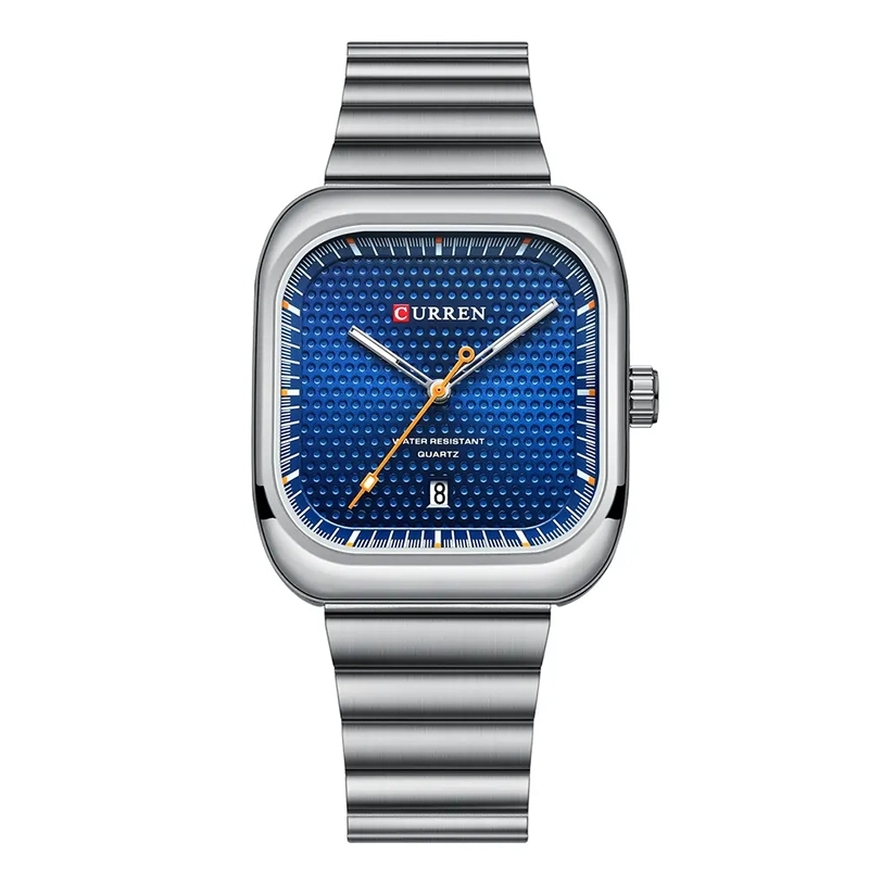 Φωτογραφία προϊόντος: Curren 8460 Silver Blue Ανδρικό Ρολόι με Μπρασελέ