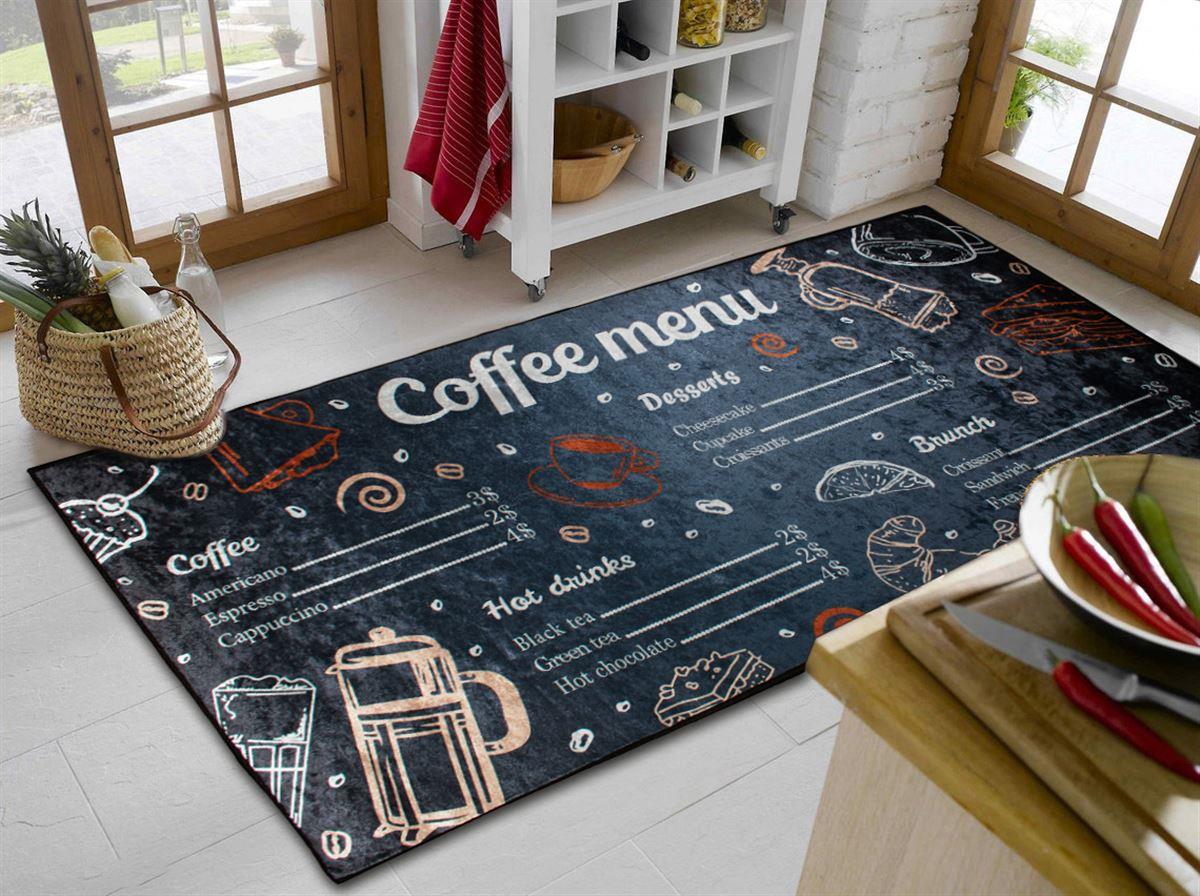 Φωτογραφία προϊόντος: Dimcol ΧΑΛΑΚΙ ΚΟΥΖΙΝΑΣ Coffee Menu 263 67X150 Polyester 100%