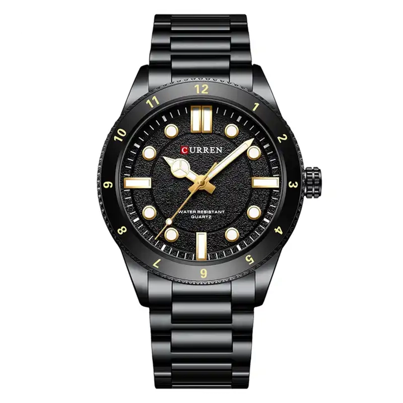 Φωτογραφία προϊόντος: Curren 8450 Black Ανδρικό Ρολόι με Μπρασελέ