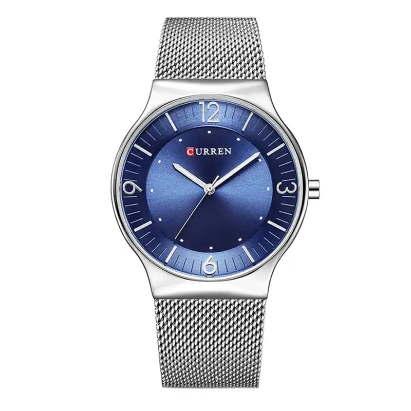 Φωτογραφία προϊόντος: Curren 8304 Silver Blue Ρολόι Χειρός με Μπρασελέ