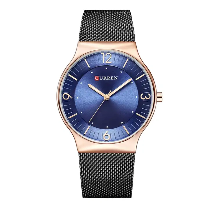 Φωτογραφία προϊόντος: Curren 8304 Black Blue Ρολόι Χειρός με Μπρασελέ
