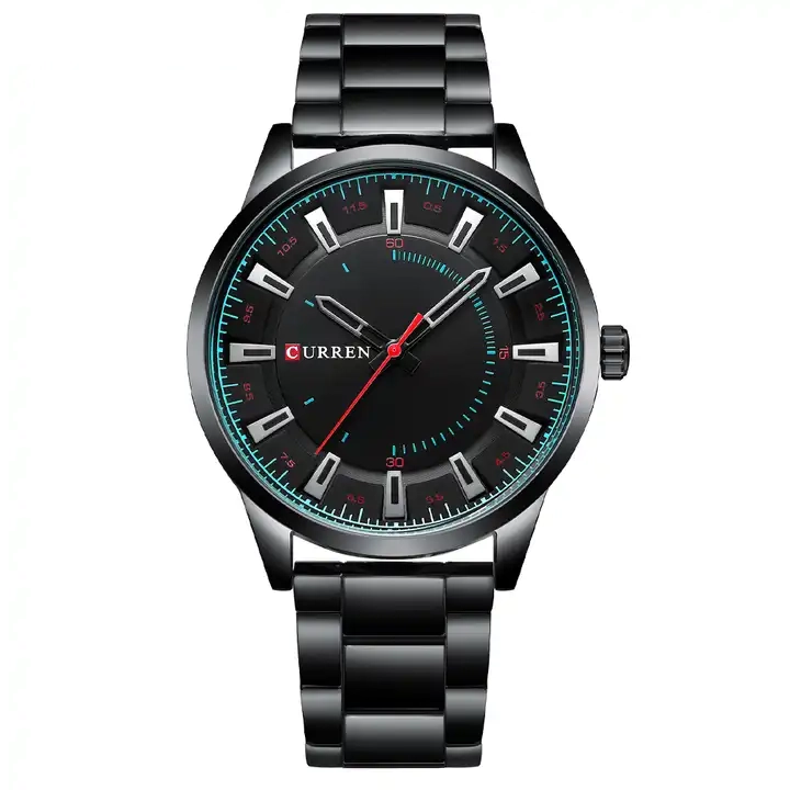 Φωτογραφία προϊόντος: Curren 8406 Black Ανδρικό Ρολόι με Μπρασελέ
