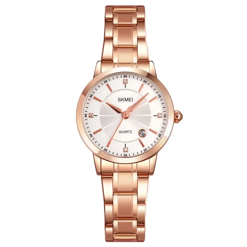 Φωτογραφία προϊόντος: SKMEI 1819 Rose Gold Γυναικείο Ρολόι με Μπρασελέ
