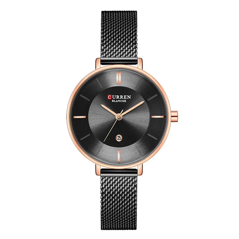 Φωτογραφία προϊόντος: Curren 9037 Black Γυναικείο Ρολόι με Mπρασελέ