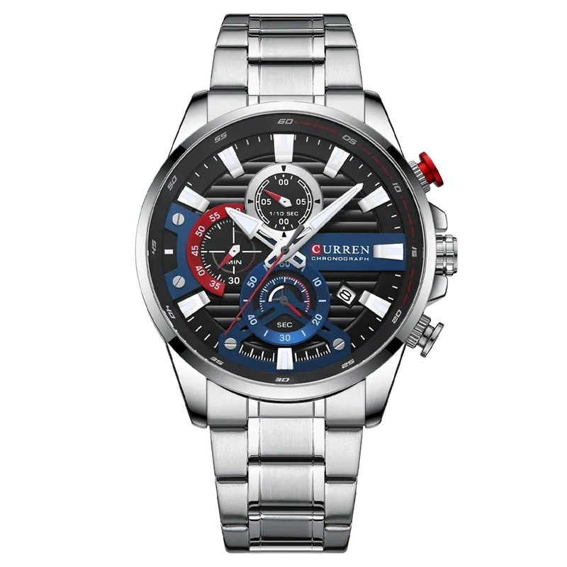 Φωτογραφία προϊόντος: Curren 8415 Silver Ανδρικό Ρολόι με Μπρασελέ