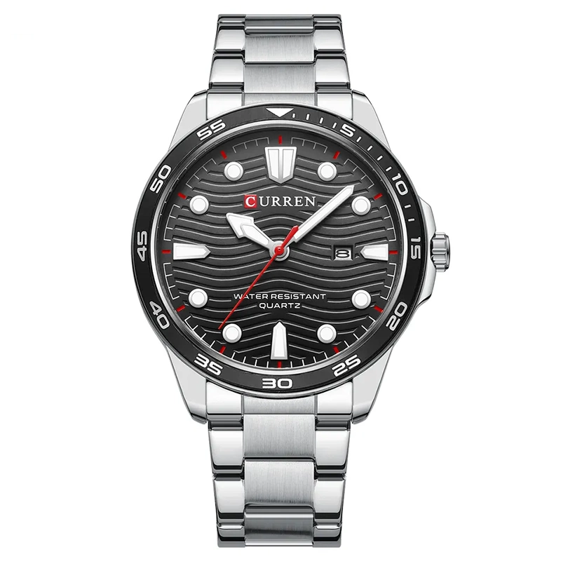 Φωτογραφία προϊόντος: Curren 8426 Silver Black Ανδρικό Ρολόι