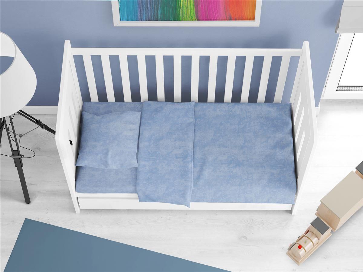 Φωτογραφία προϊόντος: Dimcol Παπλωματοθήκη bebe Premium Shadow 614 120X160 Sky Blue 100% Cotton