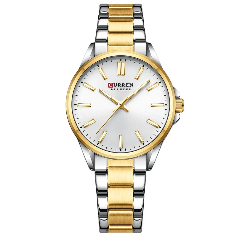 Φωτογραφία προϊόντος: Curren 9090 Gold White Γυναικείο Ρολόι