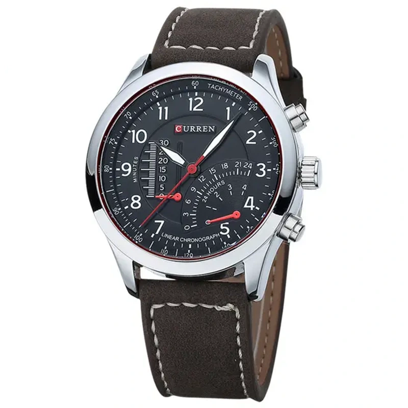 Φωτογραφία προϊόντος: Curren 8152 Brown Silver Ανδρικό Ρολόι