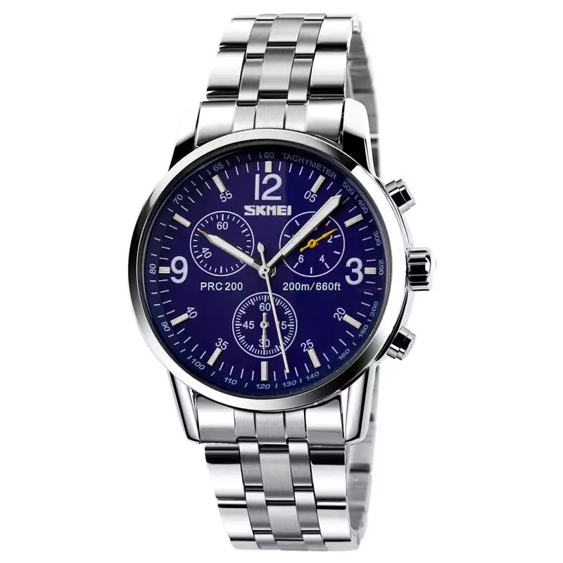 Φωτογραφία προϊόντος: SKMEI 9070 Silver Blue Ανδρικό Ρολόι