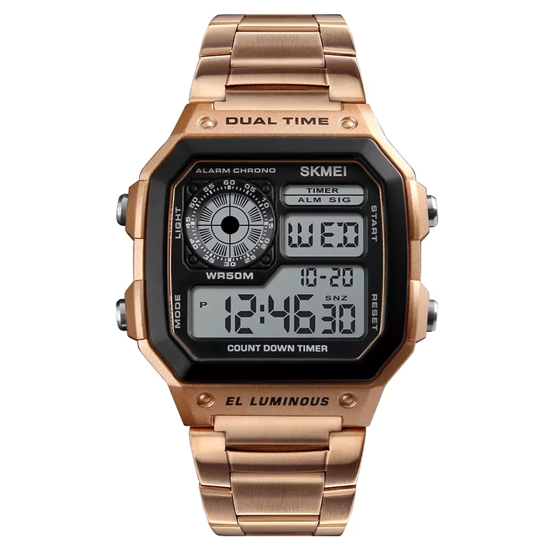 Φωτογραφία προϊόντος: SKMEI 1335 Rose Gold Ανδρικό Ρολόι με Μπρασελέ