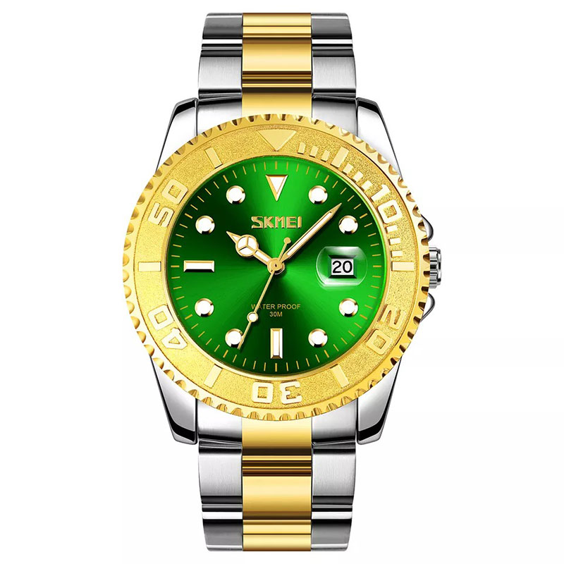 Φωτογραφία προϊόντος: SKMEI 9295 Gold Green Ανδρικό Ρολόι