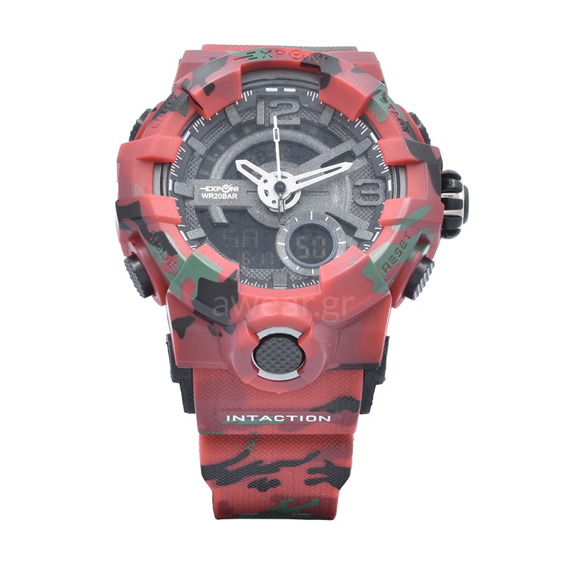 Φωτογραφία προϊόντος: Ανδρικό Ρολόι EXPCNI 3261 Military Red