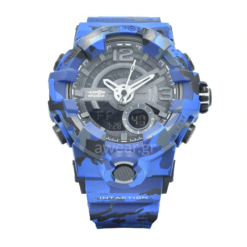 Φωτογραφία προϊόντος: Ανδρικό Ρολόι EXPCNI 3261 Military Blue