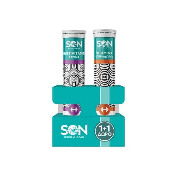 Φωτογραφία προϊόντος: Esi Herb Karabis Science of Nature Multivitamin Fortius Orange 20 eff tabs + Δώρο Vitamin C Vivid 1000 mg Orange 20 eff tabs