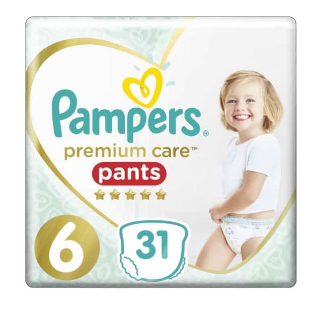 Φωτογραφία προϊόντος: Pampers Premium Care Pants Μέγεθος 6 (15+Kg) 31Τμχ