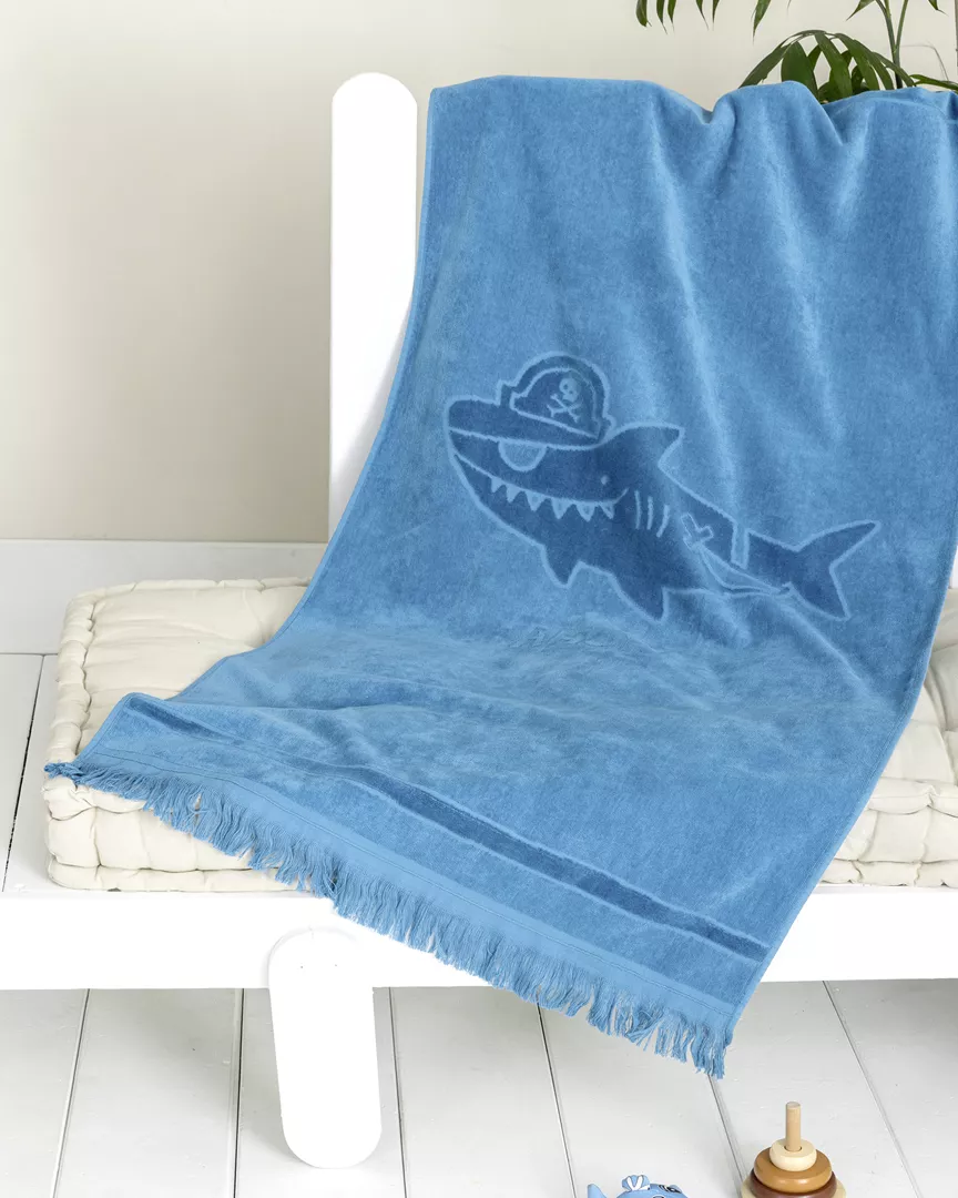 Φωτογραφία προϊόντος: Nima Home Πετσέτα Θαλάσσης Ahoy Jacquard Μπλε Πετσέτα 70x140
