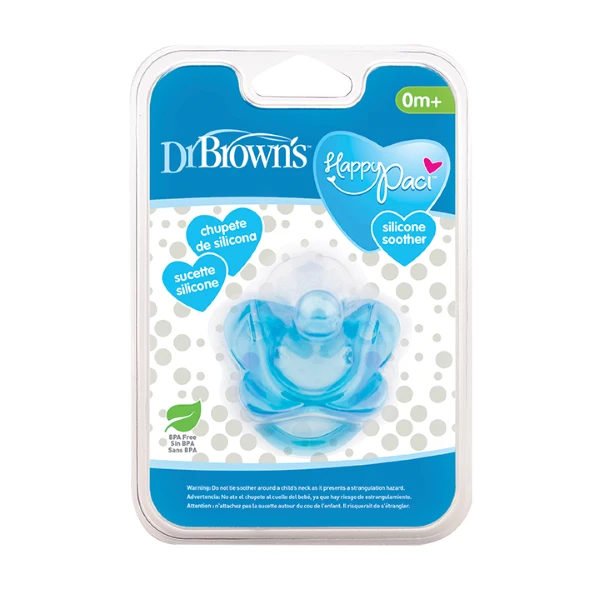 Φωτογραφία προϊόντος: Dr Browns Πιπίλα Όλο Σιλικόνη 0M+ 1Τεμ. (Ροζ)