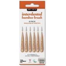 Φωτογραφία προϊόντος: The Humble Humble Bamboo Interdental Brush - 6 Pack - Size 1 - 0.45Mm - Orange