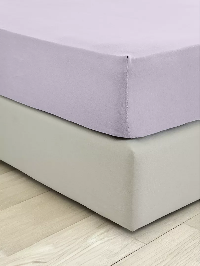 Φωτογραφία προϊόντος: Nima Home Σεντόνι Tender - Amethyst Λιλά Γίγας με Λάστιχο 180x200+40