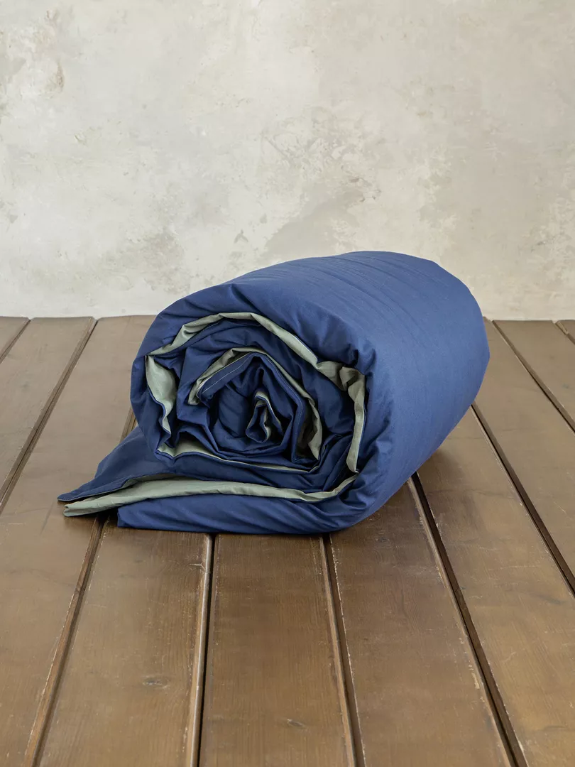 Φωτογραφία προϊόντος: Nima Home Παπλωματοθήκη Colors - Rock Green / Dark Denim Πράσινο, Μπλε Γίγας 240x260