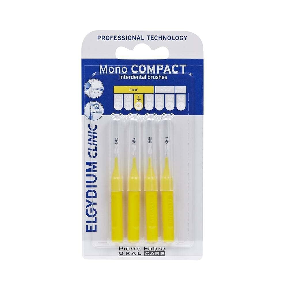 Φωτογραφία προϊόντος: Pf Oral Care ELGYDIUM - CLINIC Mono Compact Μεσοδόντια Βουρτσάκια Κίτρινο 0.5 - 4τεμ.