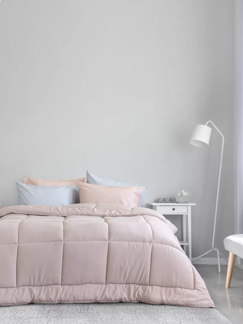Φωτογραφία προϊόντος: Nima Home Πάπλωμα Abalone - Powder Pink Ροζ Μονό 160x240