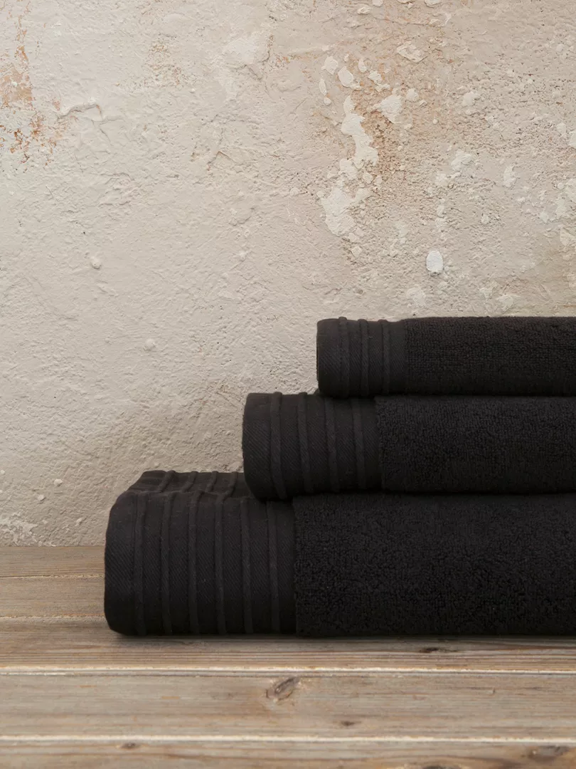 Φωτογραφία προϊόντος: Nima Home Πετσέτα Feel Fresh - Total Black Μαύρο Μπάνιου 90x145