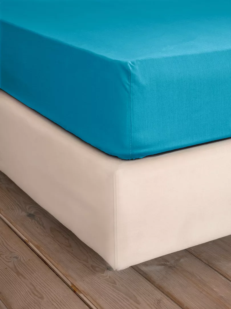 Φωτογραφία προϊόντος: Nima Home Σεντόνι Unicolors - Petrol Blue Πετρόλ Ημίδιπλο 180x260
