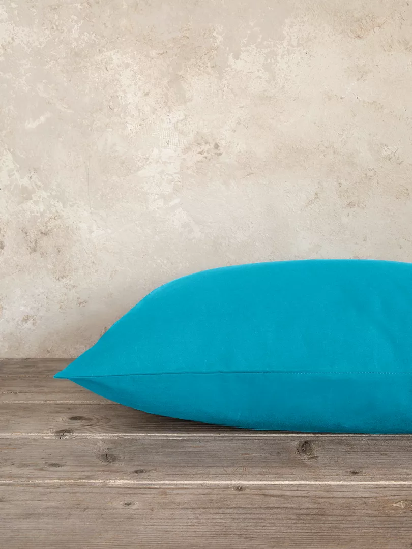 Φωτογραφία προϊόντος: Nima Home Μαξιλαροθήκες Unicolors - Petrol Blue Πετρόλ Μαξιλαροθήκες (2 x 52x72)